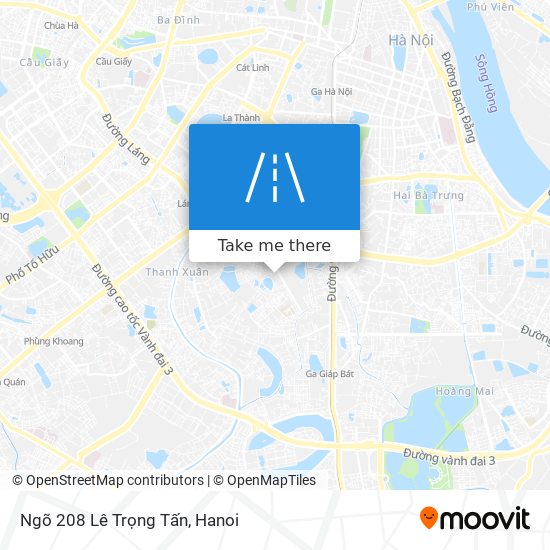 Ngõ 208 Lê Trọng Tấn map