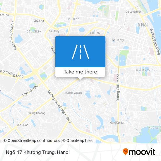 Ngõ 47 Khương Trung map