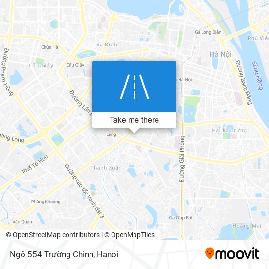 Ngõ 554 Trường Chinh map