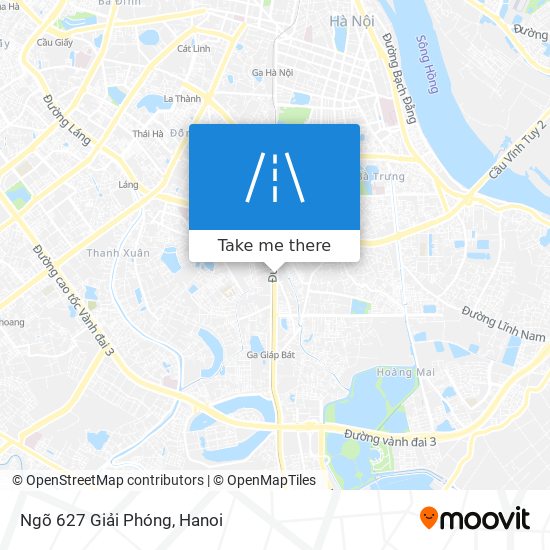 Ngõ 627 Giải Phóng map