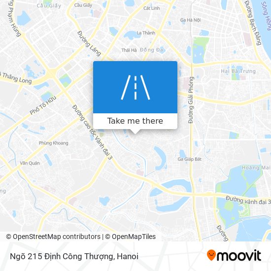 Ngõ 215 Định Công Thượng map