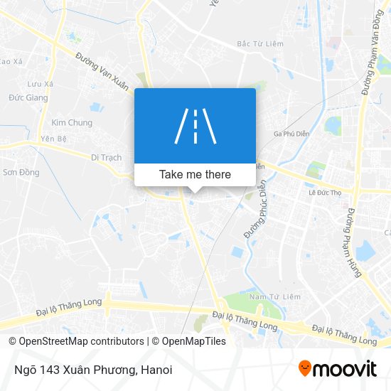 Ngõ 143 Xuân Phương map