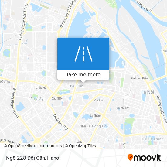 Ngõ 228 Đội Cấn map