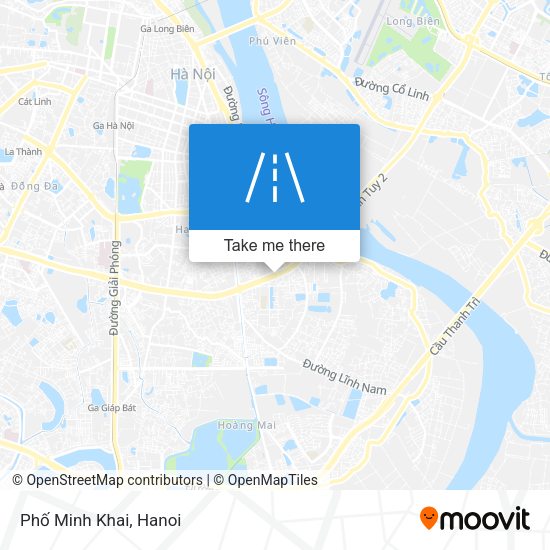 Phố Minh Khai map