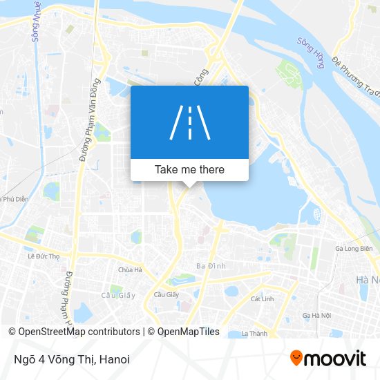Ngõ 4 Võng Thị map