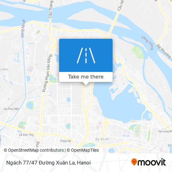 Ngách 77/47 Đường Xuân La map