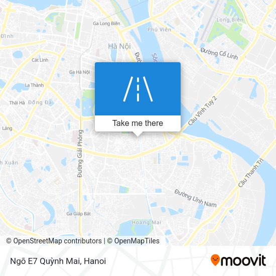 Ngõ E7 Quỳnh Mai map