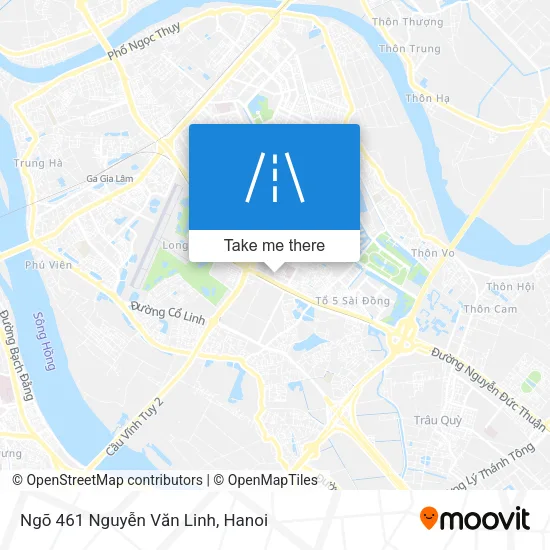Ngõ 461 Nguyễn Văn Linh map