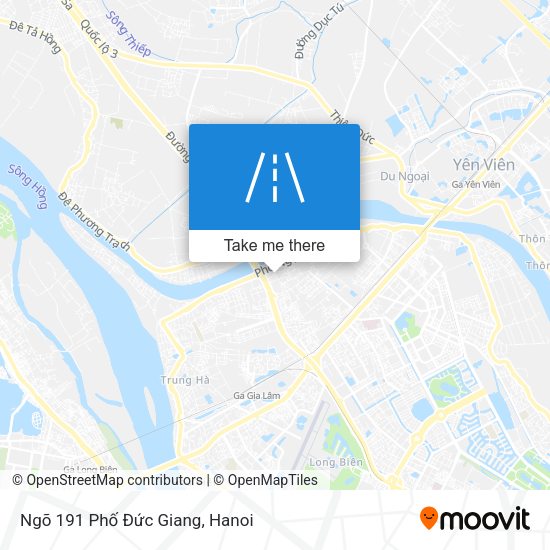 Ngõ 191 Phố Đức Giang map