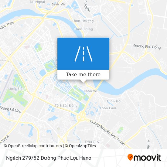 Ngách 279/52 Đường Phúc Lợi map