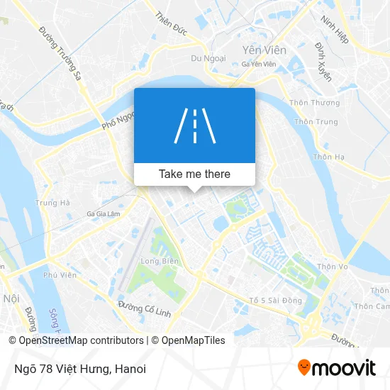 Ngõ 78 Việt Hưng map