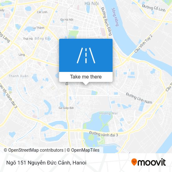 Ngõ 151 Nguyễn Đức Cảnh map