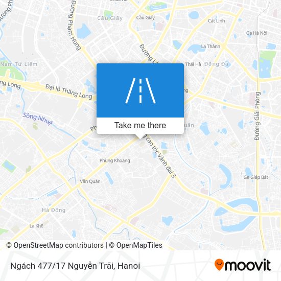 Ngách 477/17 Nguyễn Trãi map