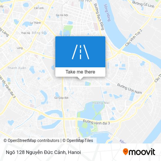 Ngõ 128 Nguyễn Đức Cảnh map