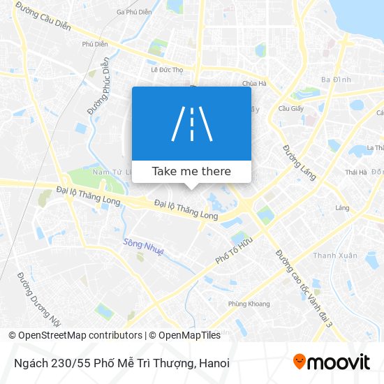 Ngách 230/55 Phố Mễ Trì Thượng map