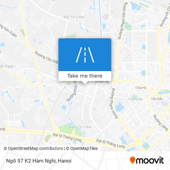 Ngõ 57 K2 Hàm Nghi map