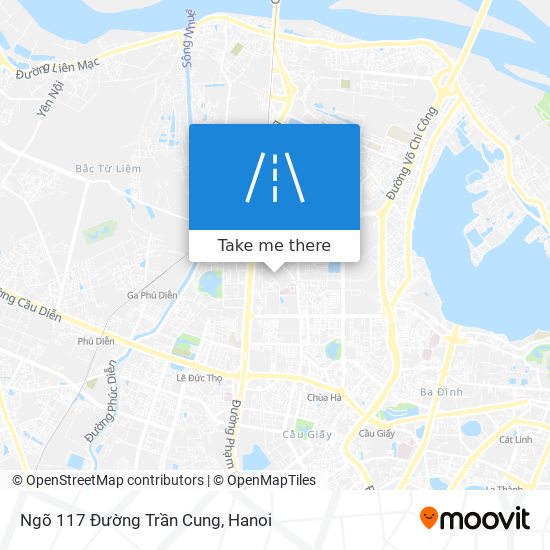 Ngõ 117 Đường Trần Cung map