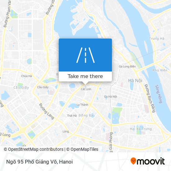 Ngõ 95 Phố Giảng Võ map