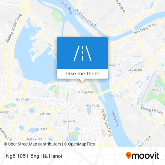 Ngõ 105 Hồng Hà map