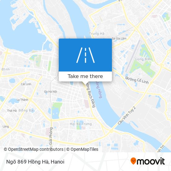 Ngõ 869 Hồng Hà map