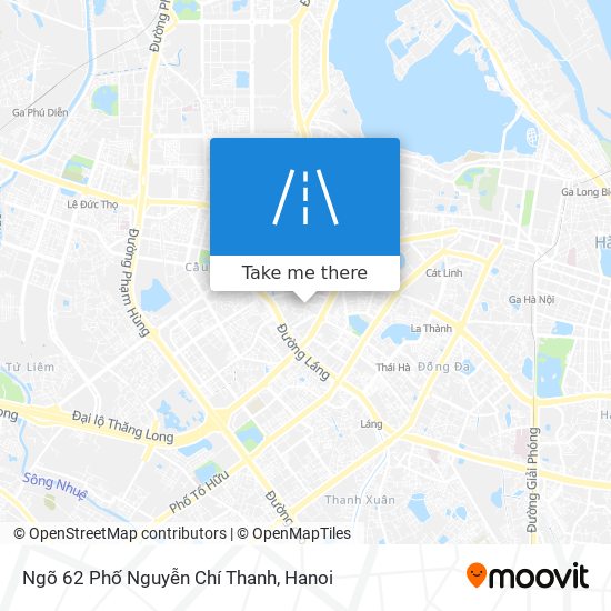 Ngõ 62 Phố Nguyễn Chí Thanh map
