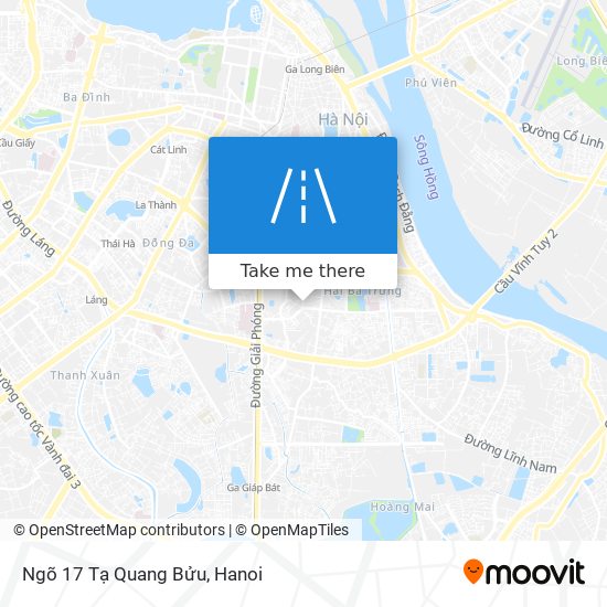 Ngõ 17 Tạ Quang Bửu map