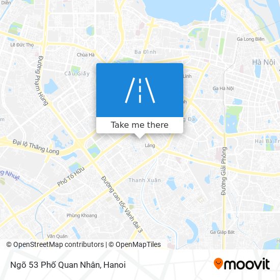 Ngõ 53 Phố Quan Nhân map