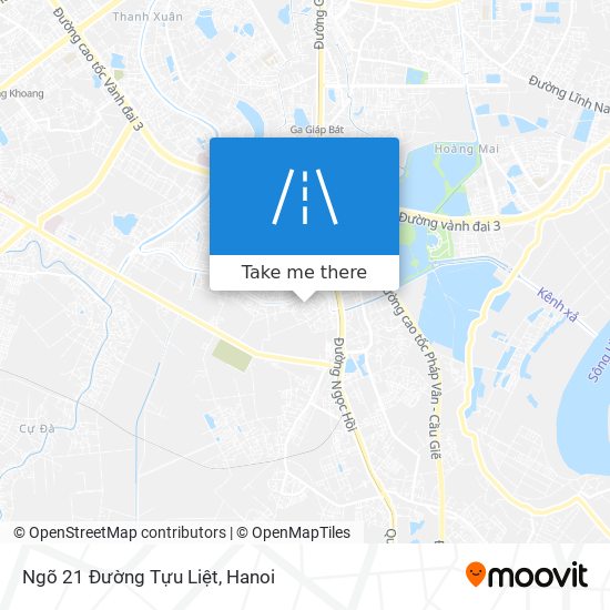 Ngõ 21 Đường Tựu Liệt map