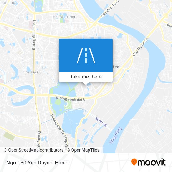 Ngõ 130 Yên Duyên map