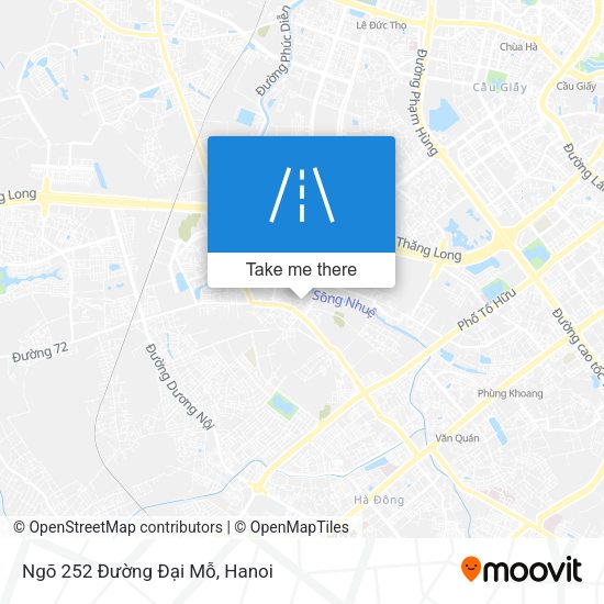 Ngõ 252 Đường Đại Mỗ map
