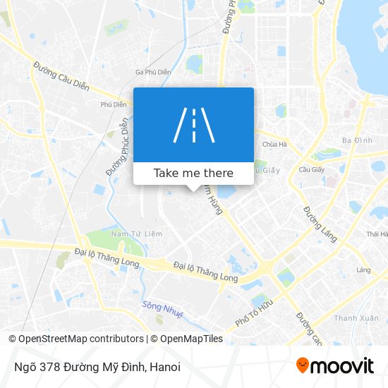 Ngõ 378 Đường Mỹ Đình map