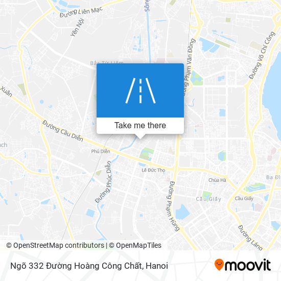 Ngõ 332 Đường Hoàng Công Chất map