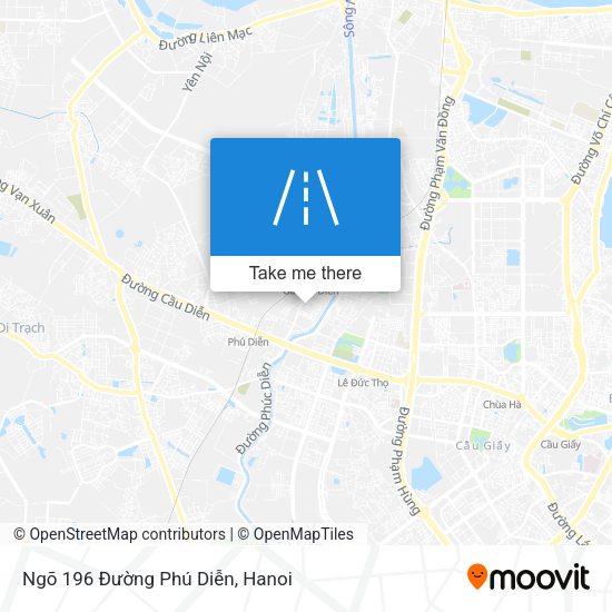 Ngõ 196 Đường Phú Diễn map