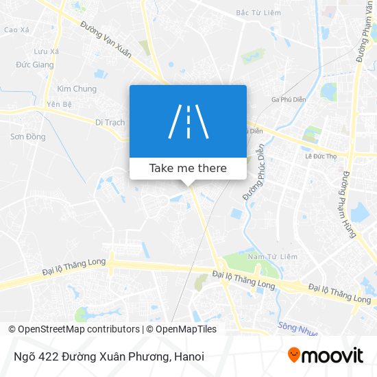 Ngõ 422 Đường Xuân Phương map