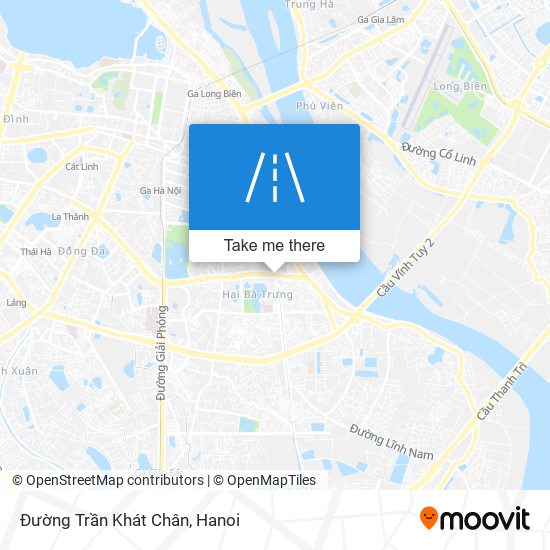 Đường Trần Khát Chân map