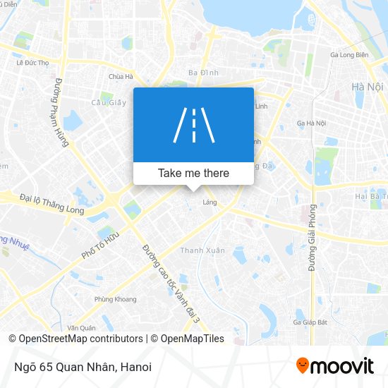 Ngõ 65 Quan Nhân map