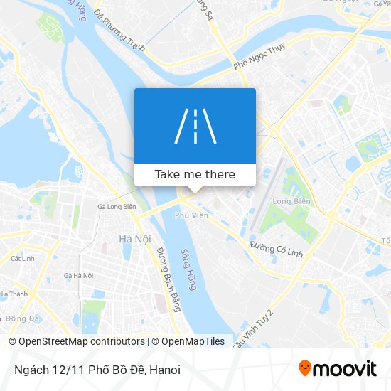 Ngách 12/11 Phố Bồ Đề map