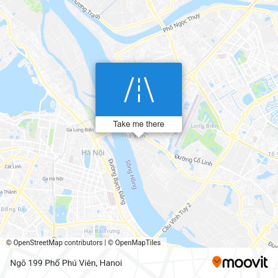 Ngõ 199 Phố Phú Viên map