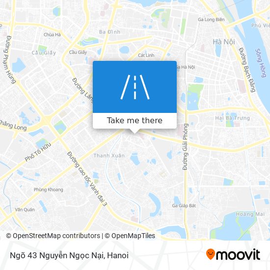 Ngõ 43 Nguyễn Ngọc Nại map