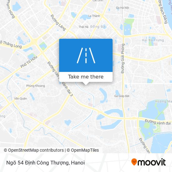 Ngõ 54 Định Công Thượng map