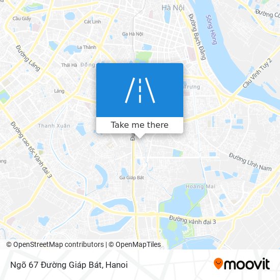 Ngõ 67 Đường Giáp Bát map