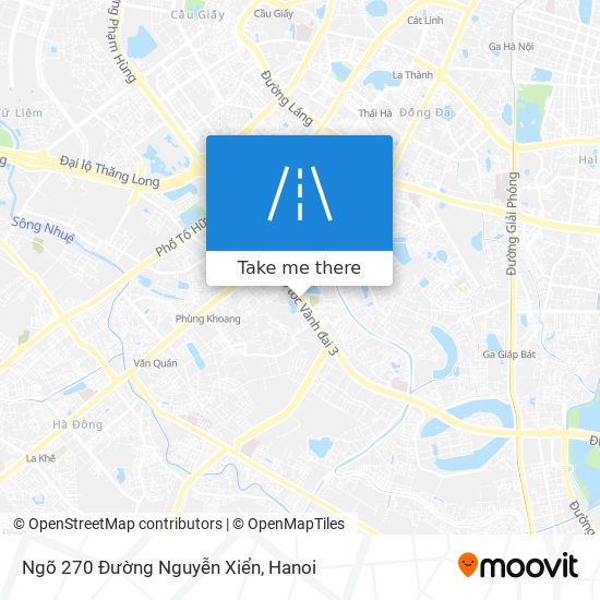 Ngõ 270 Đường Nguyễn Xiển map