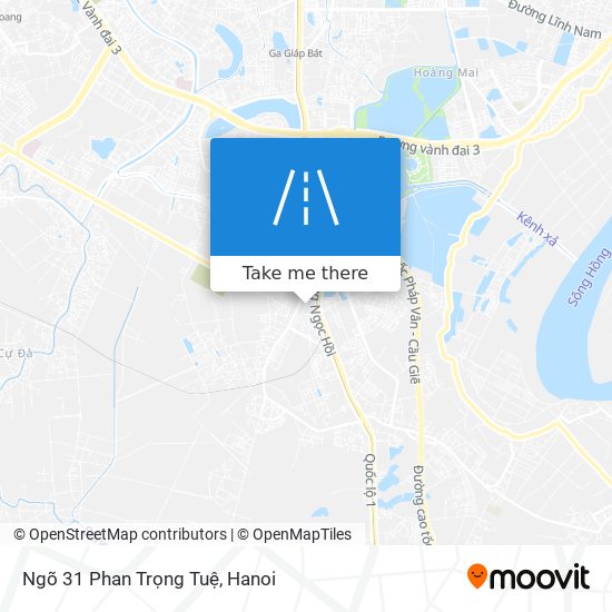 Ngõ 31 Phan Trọng Tuệ map