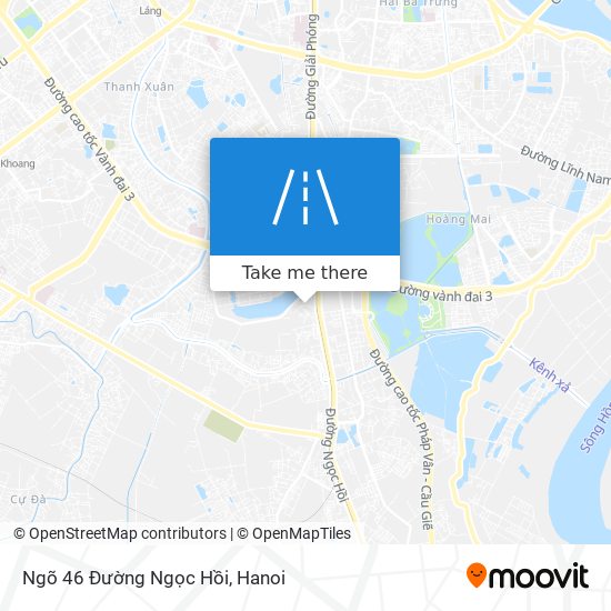 Ngõ 46 Đường Ngọc Hồi map