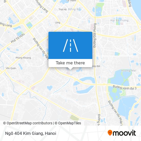 Ngõ 404 Kim Giang map