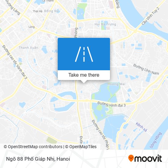 Ngõ 88 Phố Giáp Nhị map