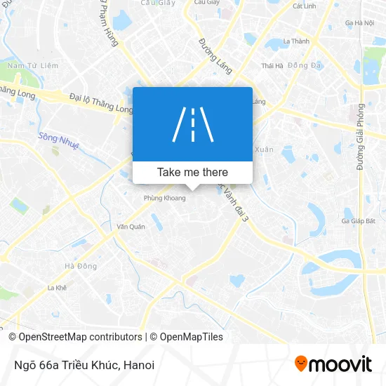 Ngõ 66a Triều Khúc map
