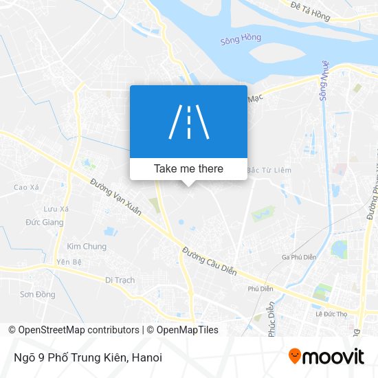 Ngõ 9 Phố Trung Kiên map