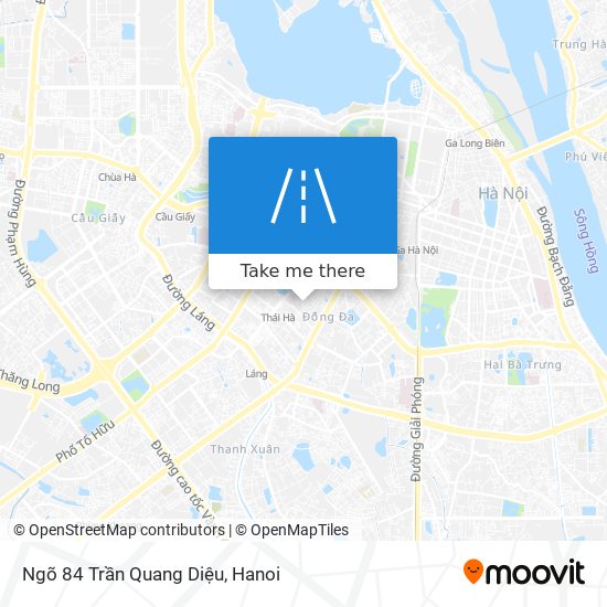 Ngõ 84 Trần Quang Diệu map