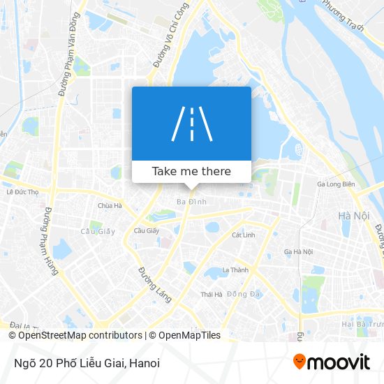 Ngõ 20 Phố Liễu Giai map